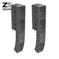 ZSOUND full range professional dj pa system powered 10 inch coaxial mini line array speaker